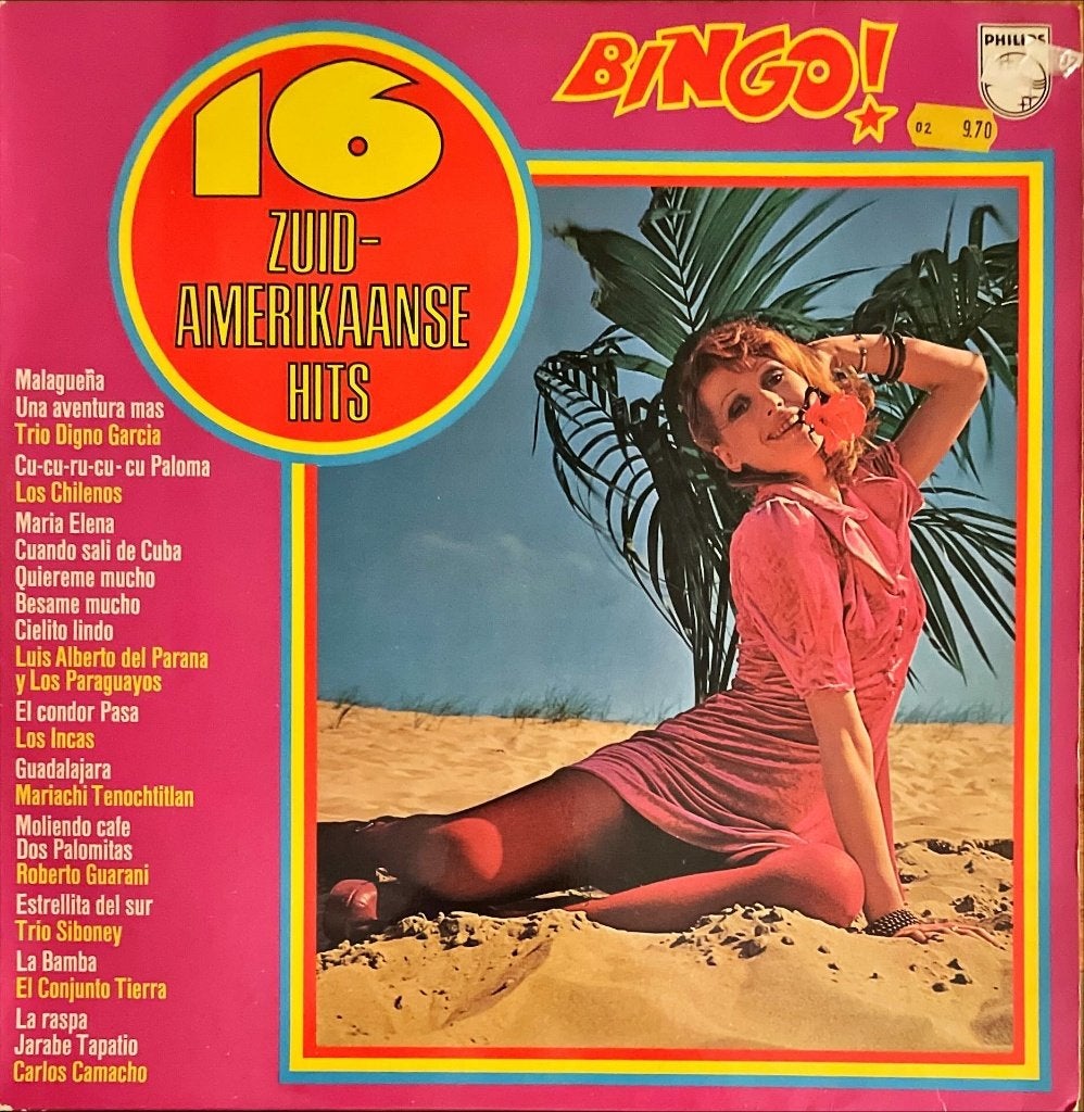 16 Zuid-Amerikaanse Hits - Philips / Nederland, LP, Gebruikt, 12 inch, Inclusief binnenhoes