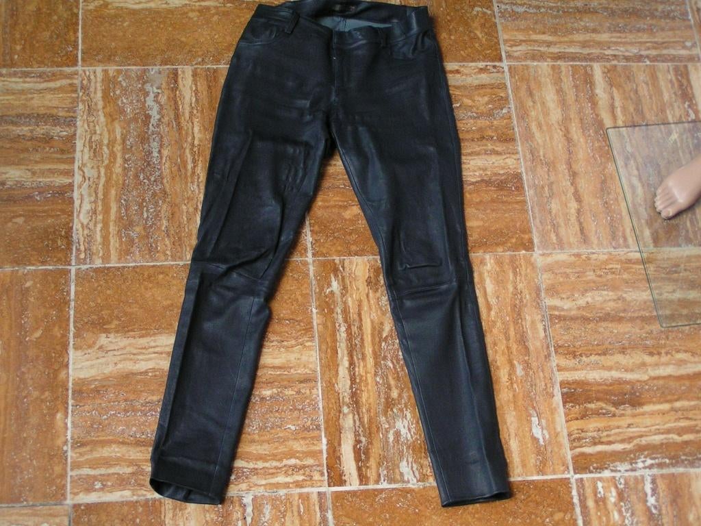 DNA echt leren broek,Mt 36(2) topstaat, Dna, Tweedehands, Blauw, Ophalen of Verzenden