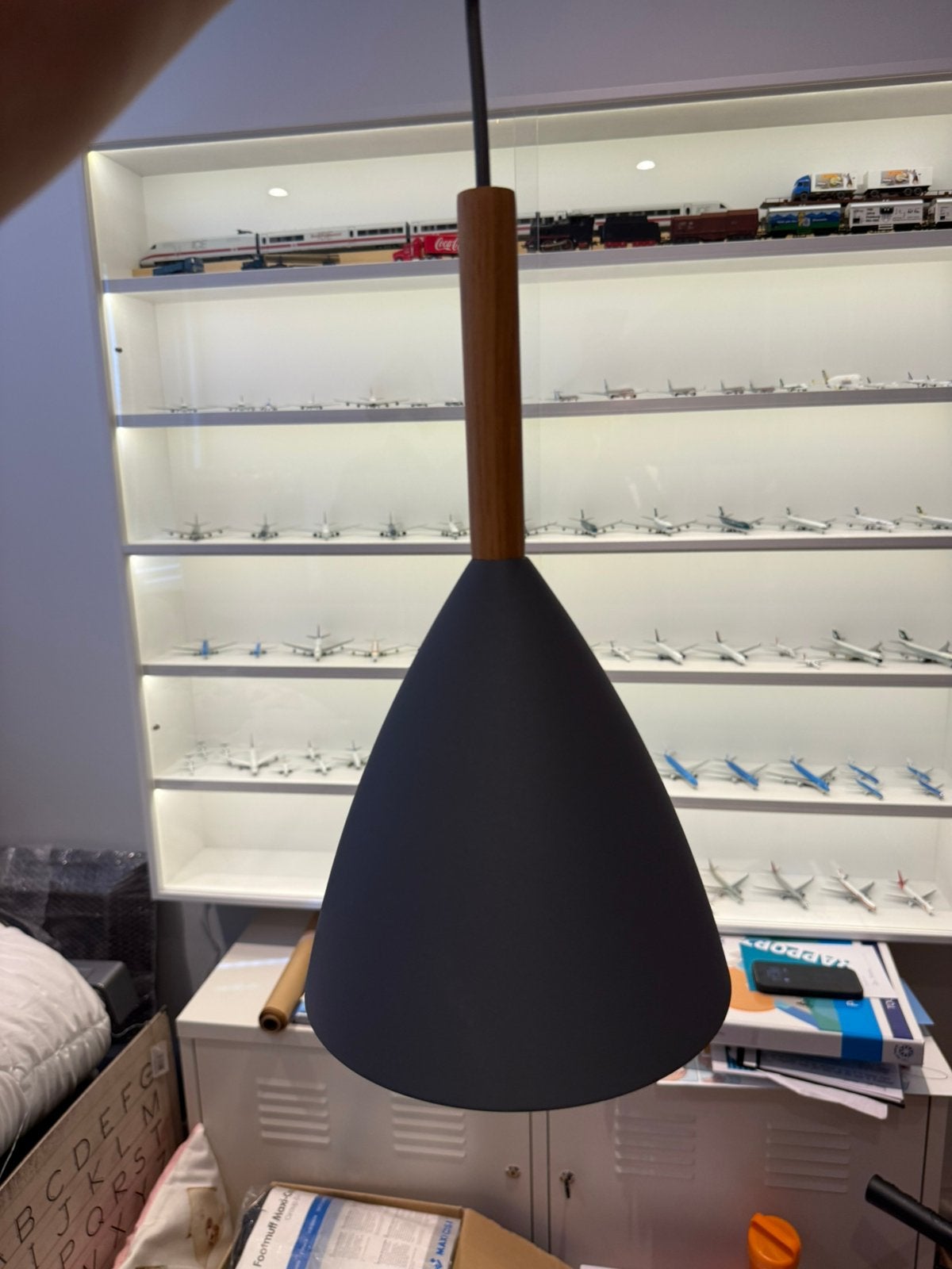 Nordlux hanglamp grijs, Ophalen of Verzenden, Gebruikt