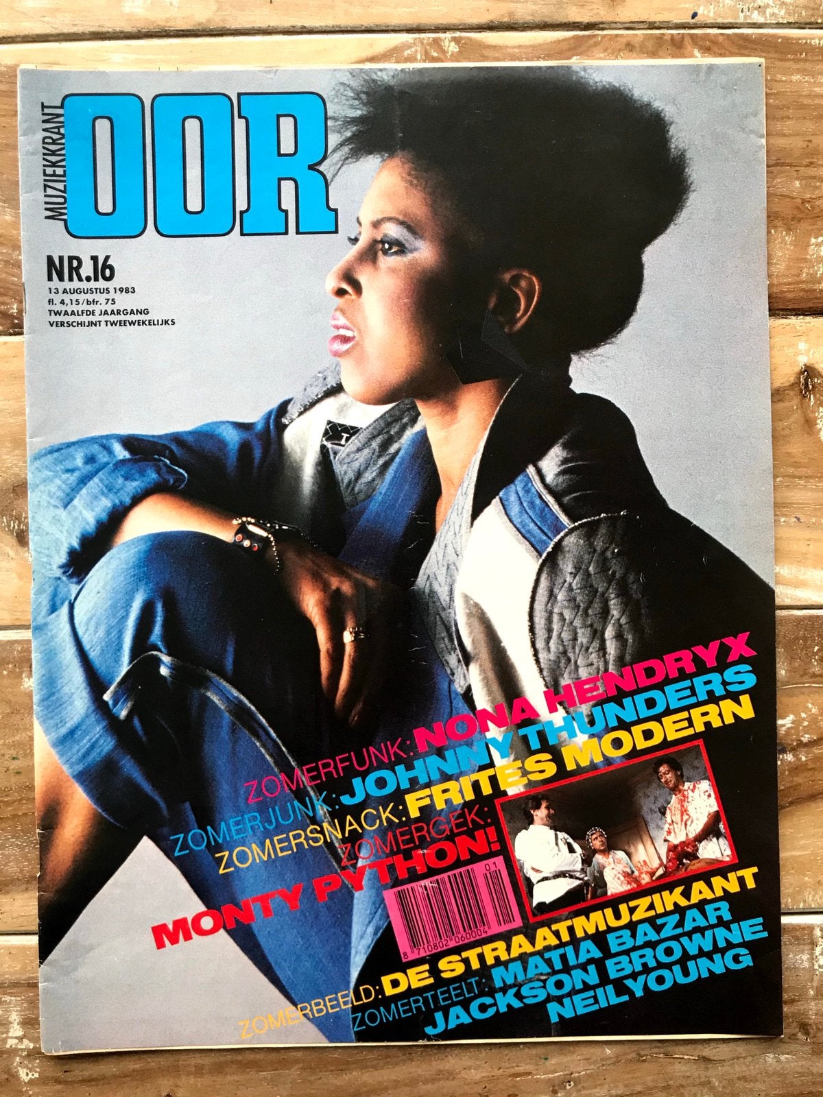 Muziekkrant OOR 1983 LEGENDARY PINK DODS Eddy Grant THUNDERS, Ophalen of Verzenden, Zo goed als nieuw, Muziek, Film of Tv