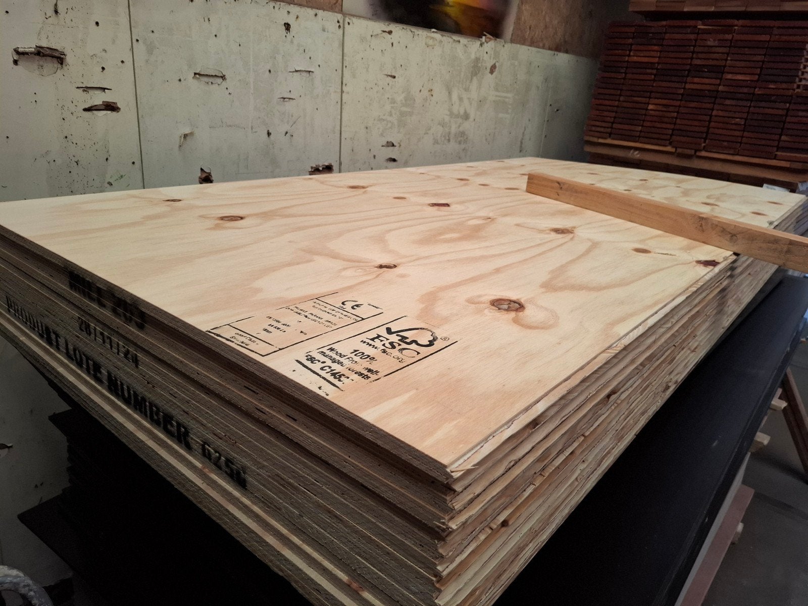 Partij 14 st underlayment platen 244x122x1.8 bezorgen in, Ophalen, Nieuw, 250 cm of meer, Planken