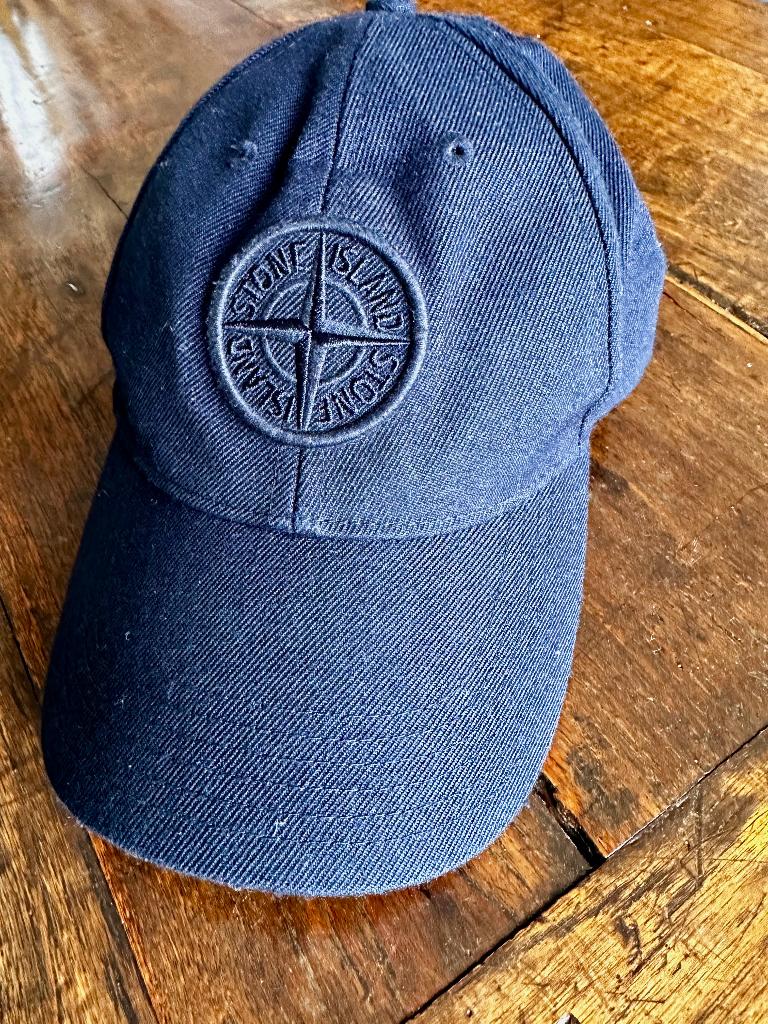 Donkerblauwe Stone Island cap, Kleding | Heren, Hoeden en Petten, Verzenden, One size fits all, Stone Island, Pet