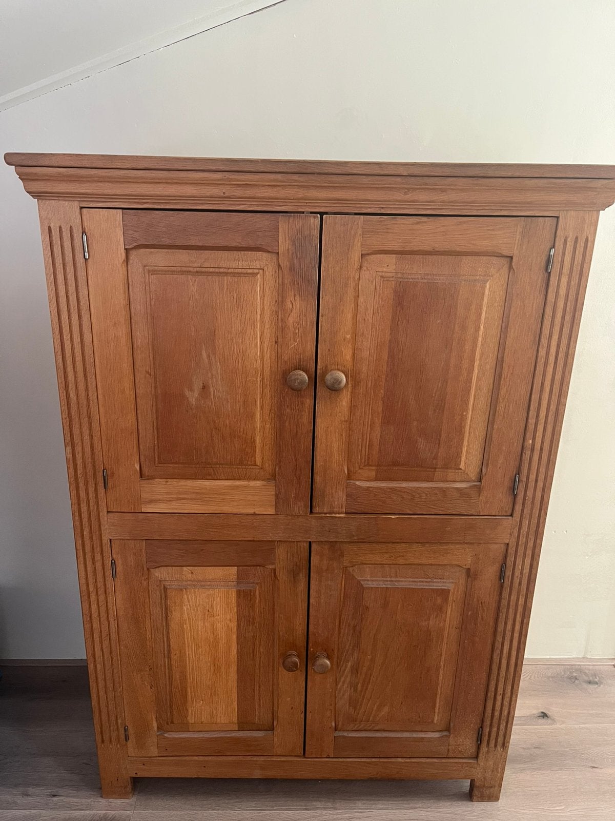 Massief houten kast, Huis en Inrichting, Kasten | Computermeubels, Ophalen, Gebruikt, 70 tot 120 cm, 40 tot 80 cm