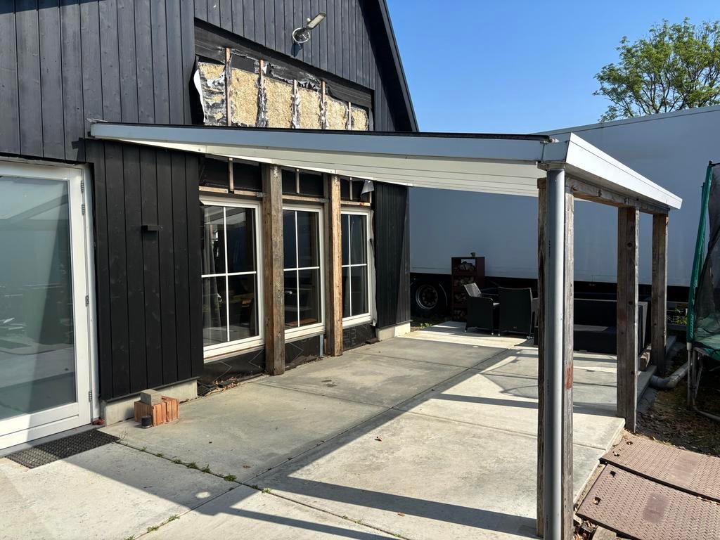 Robuuste Carport/Overkapping met Houten Palen, Tuin en Terras, Overkappingen, Ophalen of Verzenden, Gebruikt, Carport