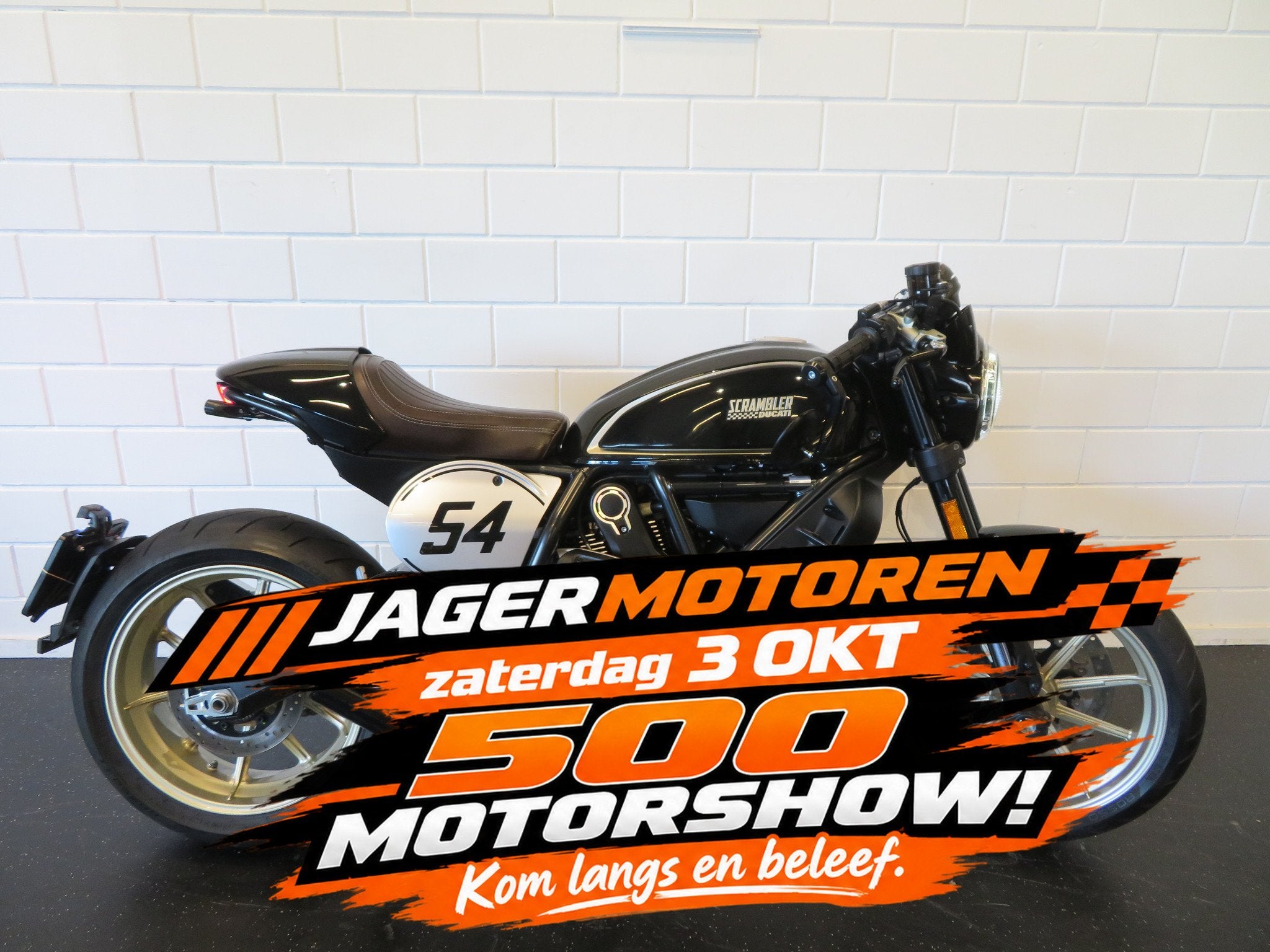 Ducati SCRAMBLER 800 CAFE RACER GAAF! (bj 2017), Naked bike, Gebruikt, Bedrijf