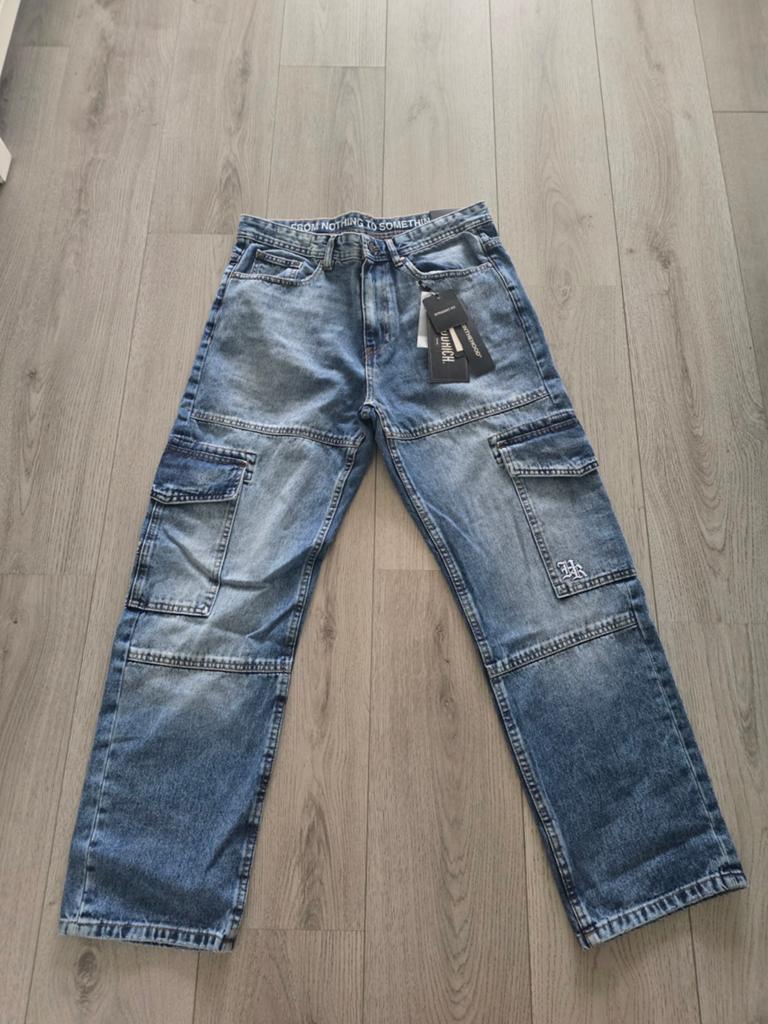 Hoodrich new jeans, Blauw, Hoodrich, Nieuw, W32 (confectie 46) of kleiner