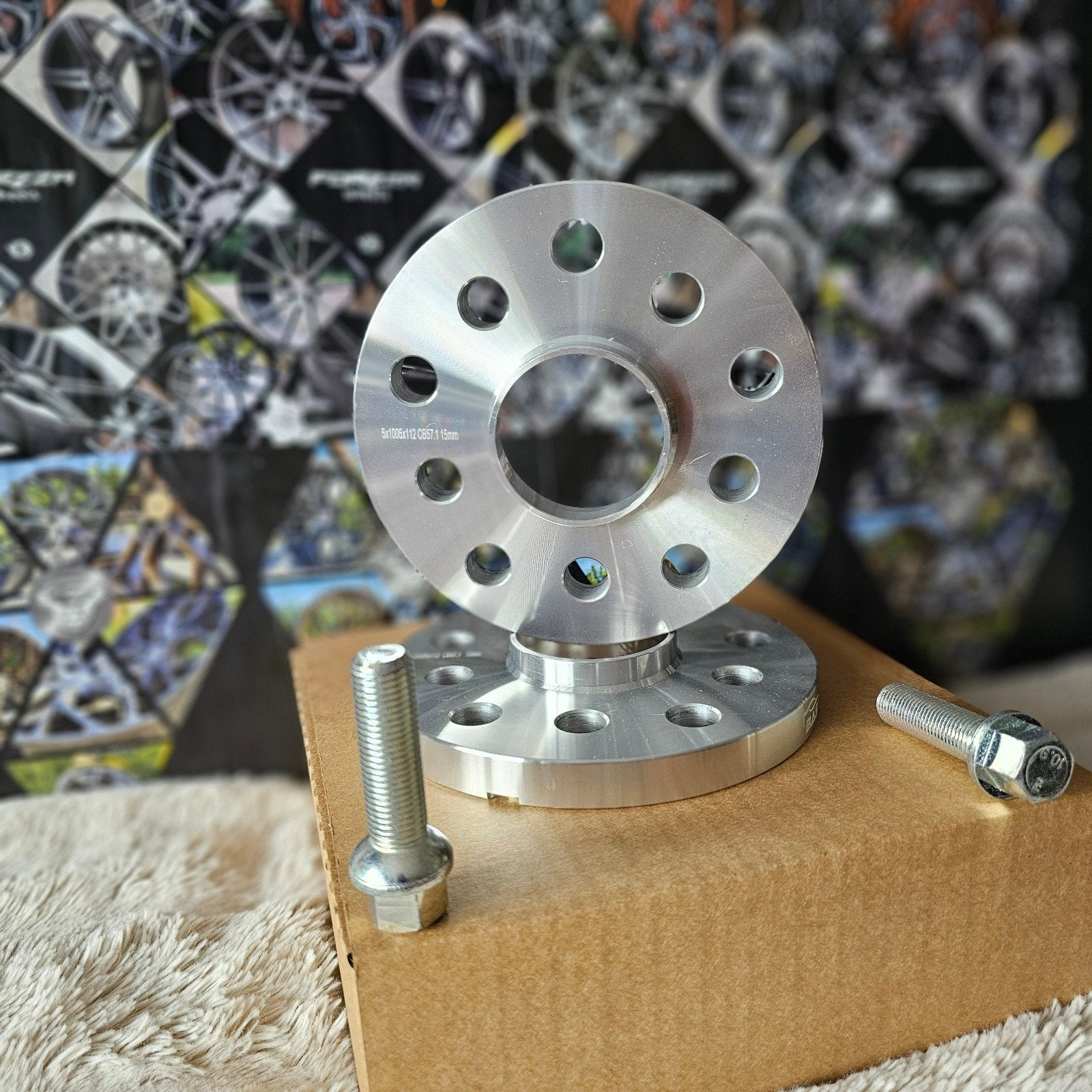 Spoorverbreders spacers Skoda Cupra 5x112 57,1 15mm, Ophalen of Verzenden