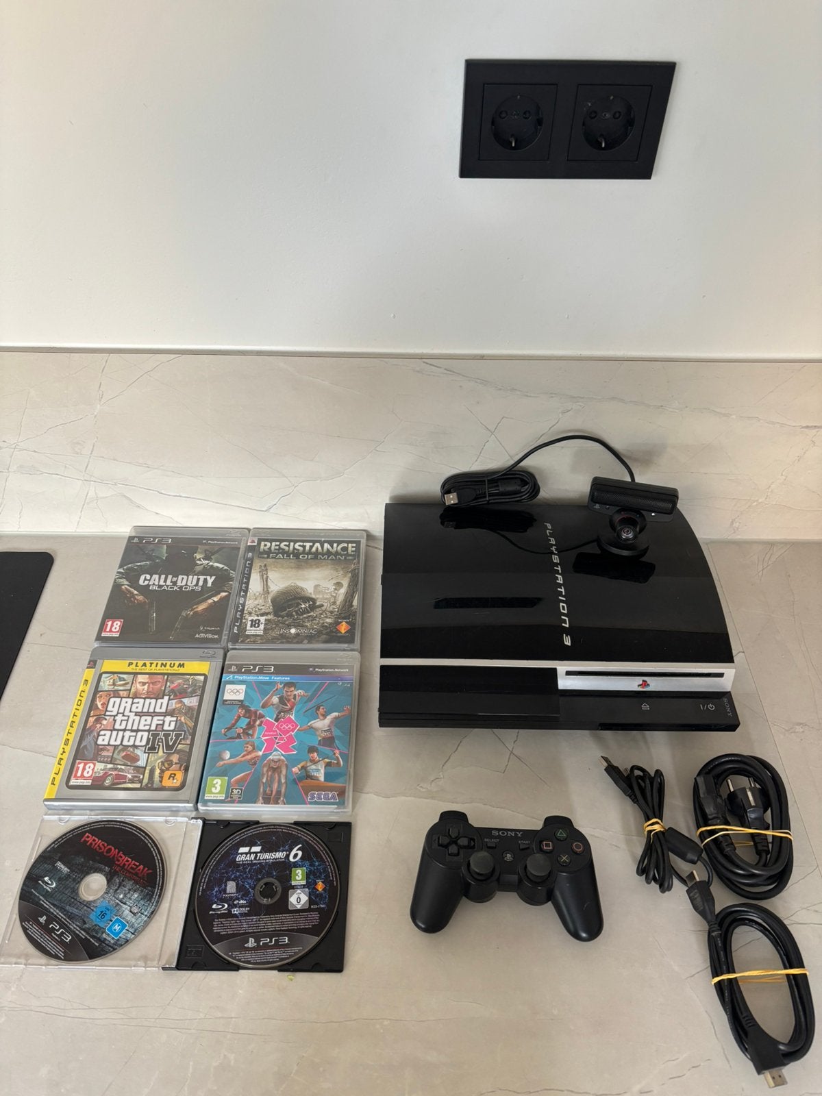 PlayStation 3, Phat, Ophalen of Verzenden, 60 GB, Met 1 controller