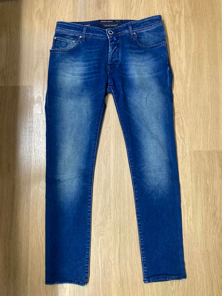 Jacob Cöhen Style J622 Comfort (Nick) jeans-34 - Donkerblauw, Kleding | Heren, Spijkerbroeken en Jeans, Zo goed als nieuw, Jacob Cohen