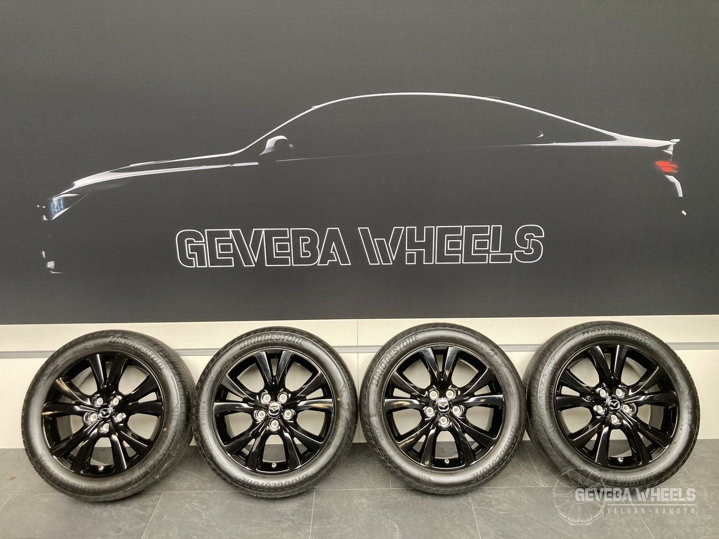 18” originele Mazda CX30 velgen + banden 5x114.3 9965787080, 18 inch, -, -, Banden en Velgen
