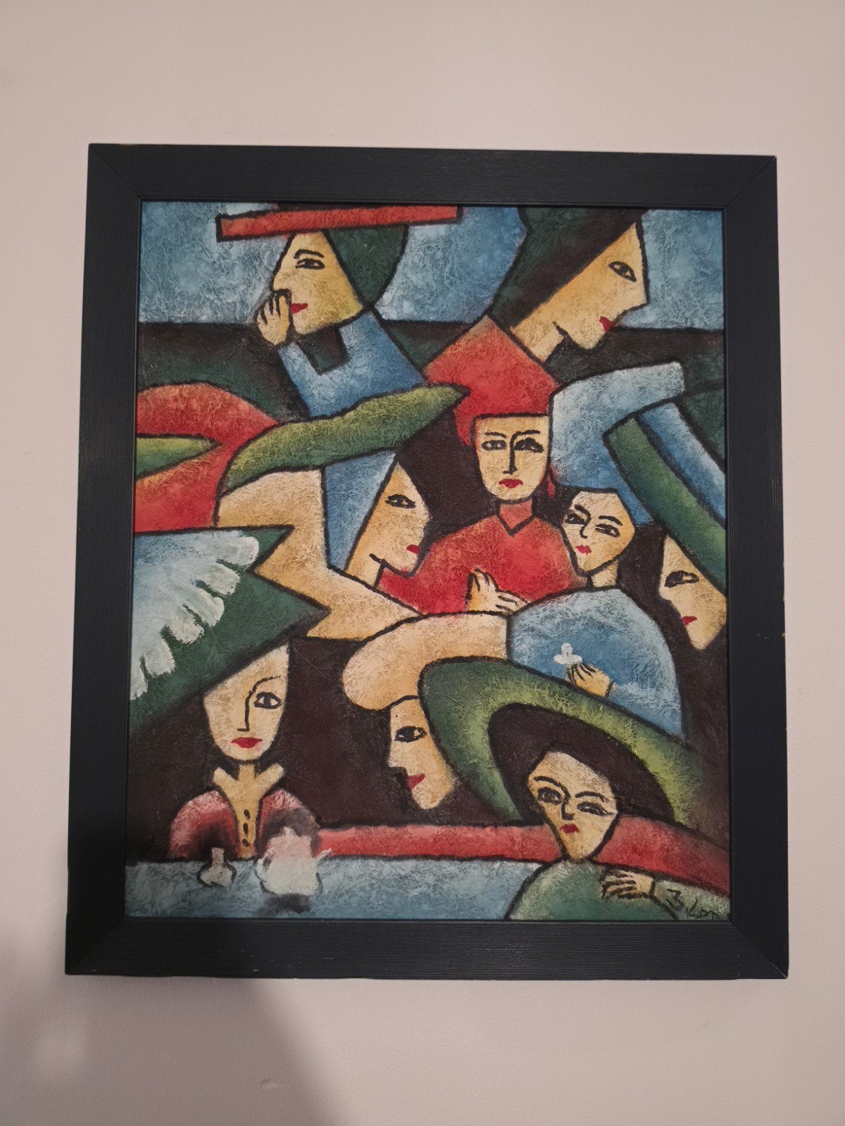Harry B Long schilderij, Antiek en Kunst, Kunst | Schilderijen | Modern, Ophalen of Verzenden