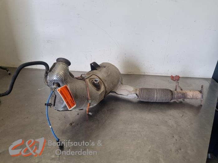 Roetfilter van een Ford Transit Custom