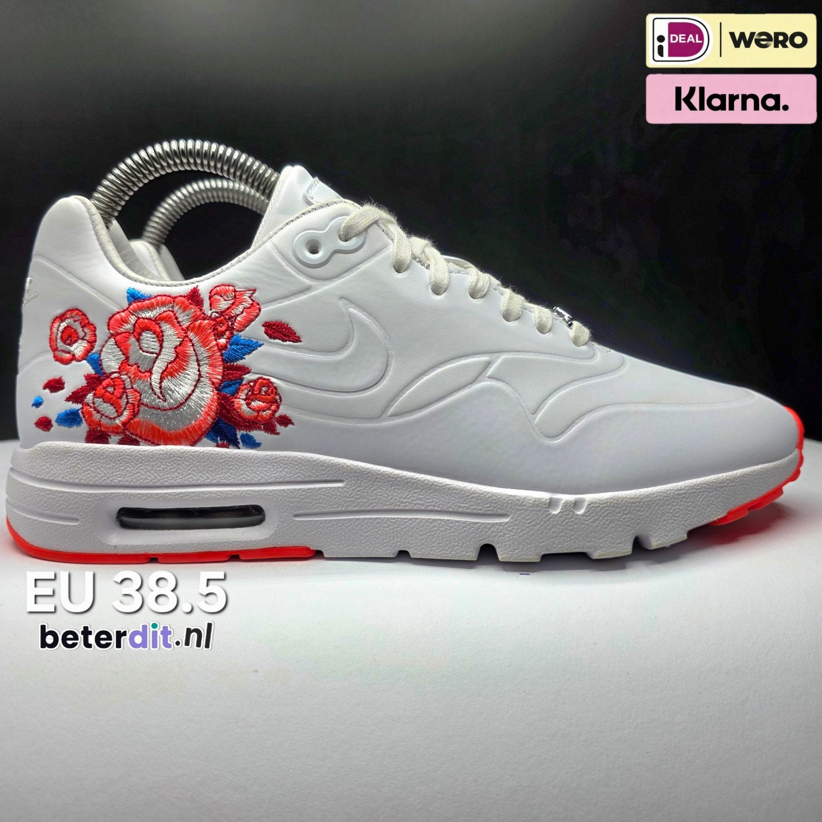Nike Air Max 1 Ultra QS 'Serena Williams Rose'
Maat: 38.5, Wit, Ophalen of Verzenden, Nike, Nike