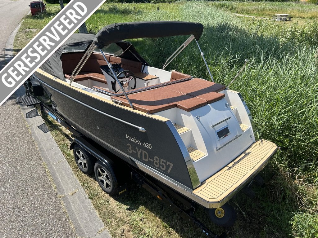Maxima 630 Tender 50 pk Honda | Boegschr|Bimini| Handdouche!, Tender, Gebruikt, Rondzit, 0 cm