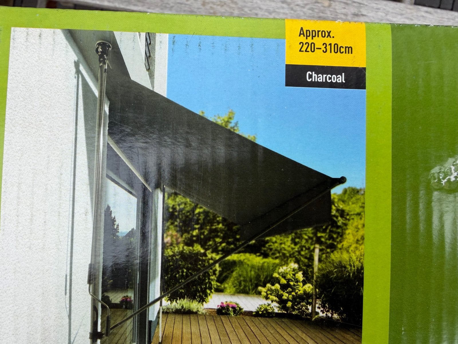 Nieuwe Livarno Home Klem Luifel - Antraciet (300x220-310cm), Tuin en Terras, Ophalen, Overige typen, Nieuw, 150 tot 300 cm