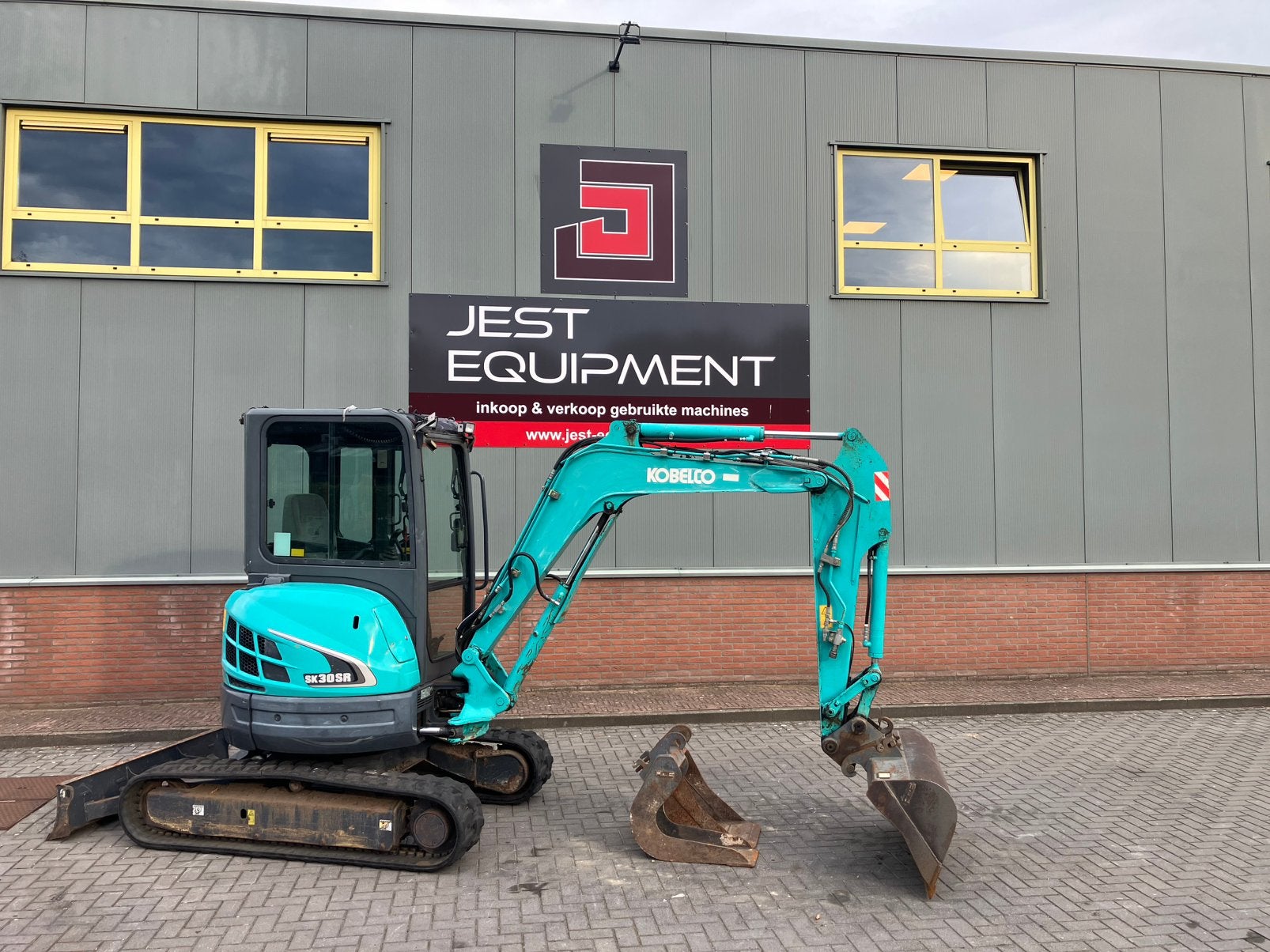 Kobelco 3T binnendraaier, 2000u! 2016. Minigraver, Zakelijke goederen, Machines en Bouw | Kranen en Graafmachines, Ophalen of Verzenden