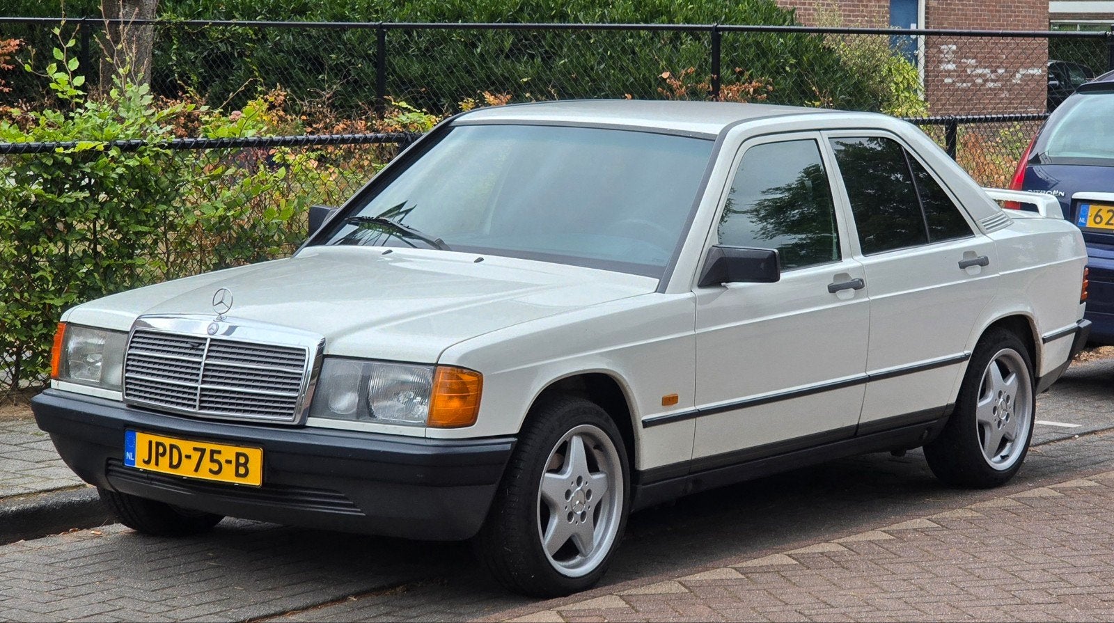 Mercedes-Benz 190D W201 WEGENBELASTINGVRIJ!, 1185 kg, 4 cilinders, Blauw, Sedan