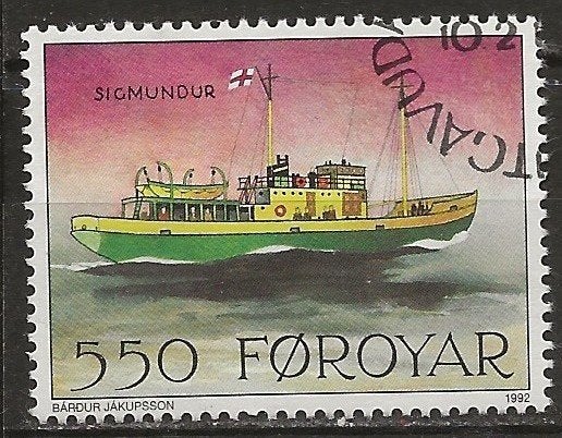 Faeröer, Ophalen of Verzenden, Denemarken, Gestempeld