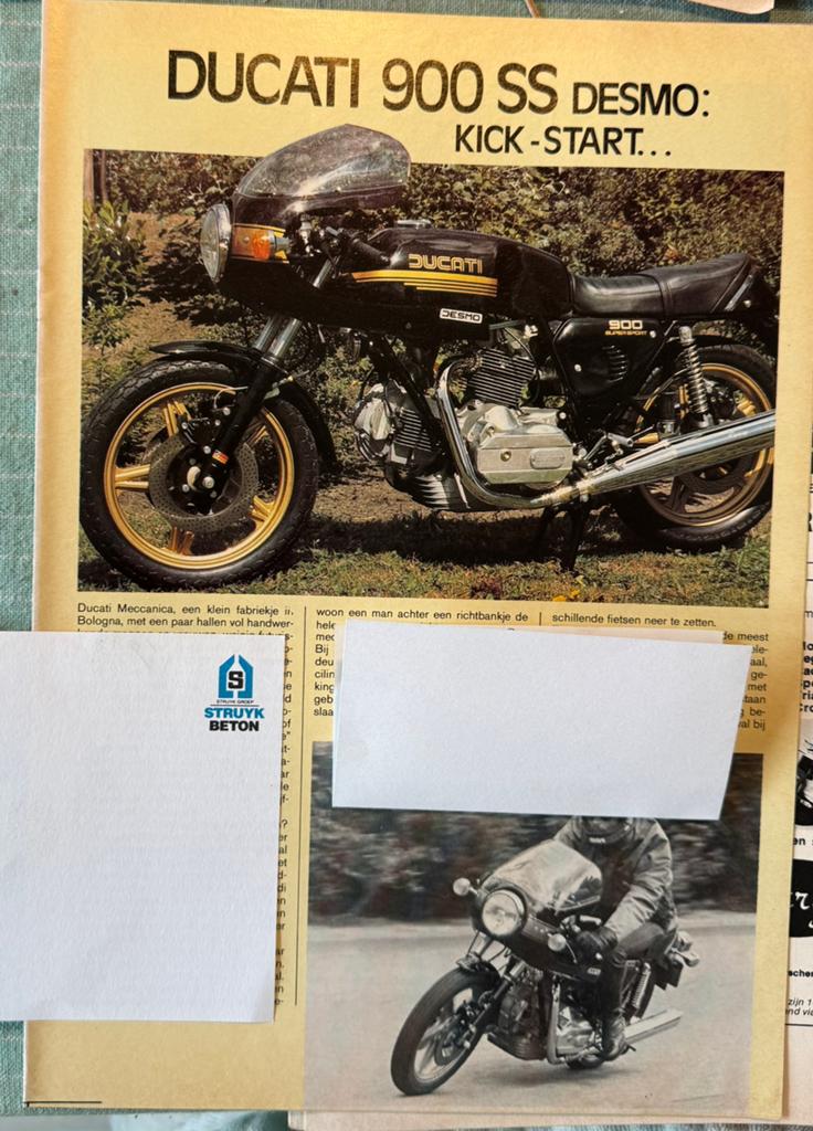 Verslag 1979 Ducati 900SS, Verzenden, Zo goed als nieuw, Motoren