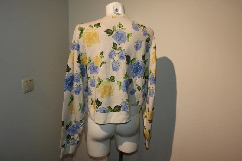 The Kooples sweater bloemen print in kleur baggy look M, Maat 38/40 (M), Verzenden, Wit, Zo goed als nieuw