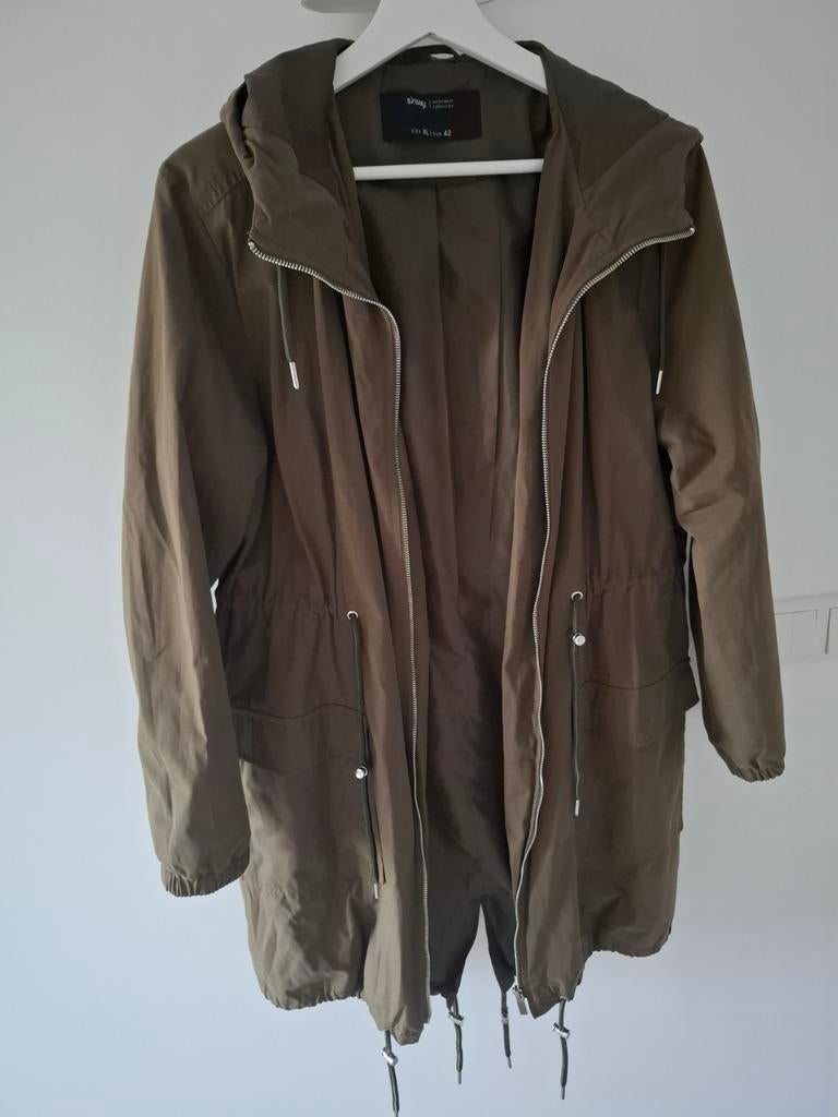 Dames parka jas maat L/XL zomerjas legergroen, Kleding | Dames, Jassen | Zomer, Maat 42/44 (L), Ophalen of Verzenden, Zo goed als nieuw