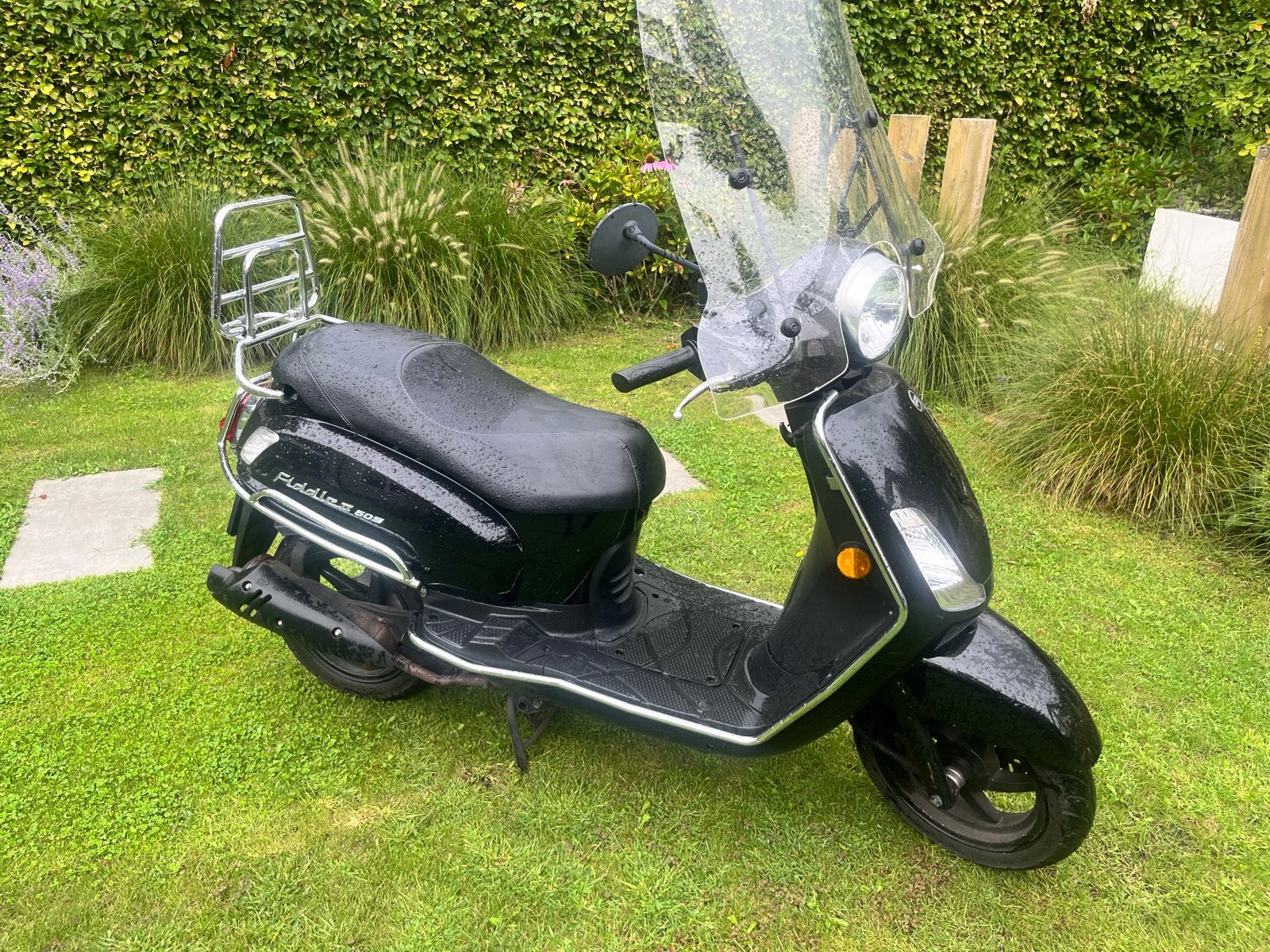 Sym Fiddle II 50S Scooter - Zwart, Zo goed als nieuw, Ophalen, Maximaal 45 km/u, Zo goed als nieuw, Benzine