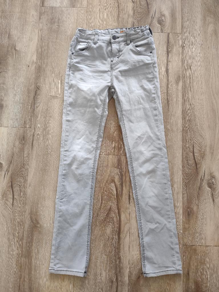 Mooie grijze stretch spijkerbroek, 158. My skinny fit HEMA, Broek, Onb, Ophalen of Verzenden, Jongen