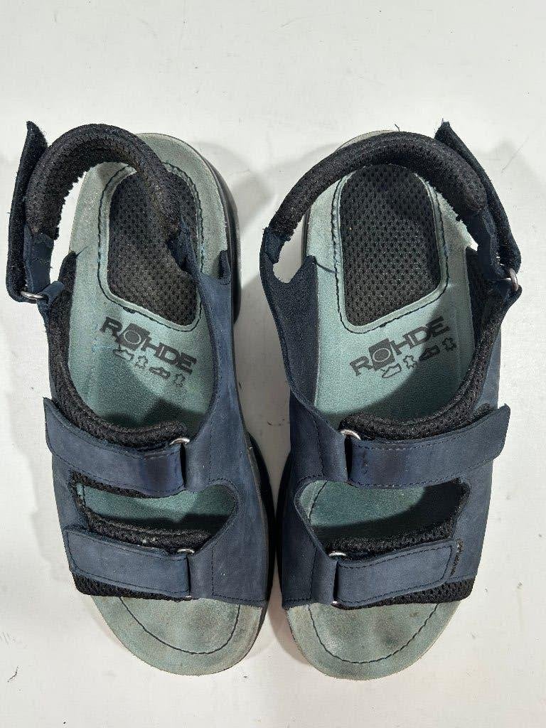 Rohde, maat 37 super comfortabele blauwe sandalen., Rohde, Sandalen of Muiltjes, Gedragen, Verzenden