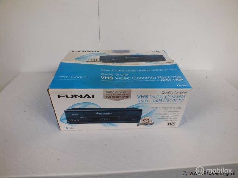 Online Veiling: FUNAI VHS speler, Audio, Tv en Foto, Videospelers, Gebruikt