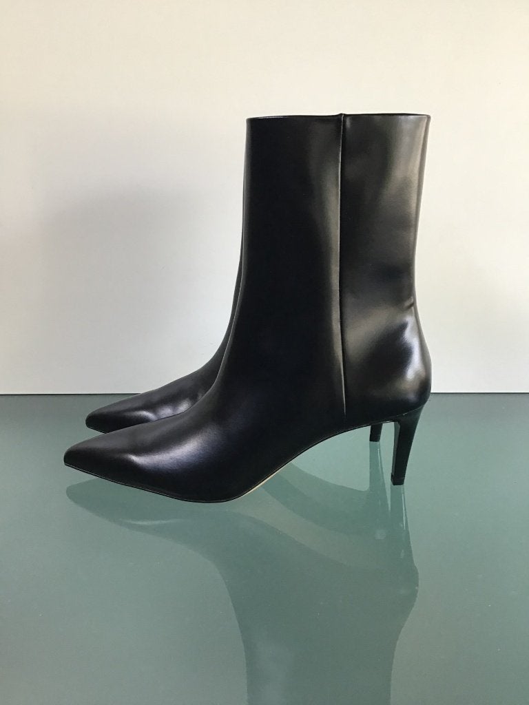 Zwarte stiletto laarsjes 39 | Nieuw | Gratis verzenden, Verzenden, Zwart, Lage of Enkellaarzen, Nieuw