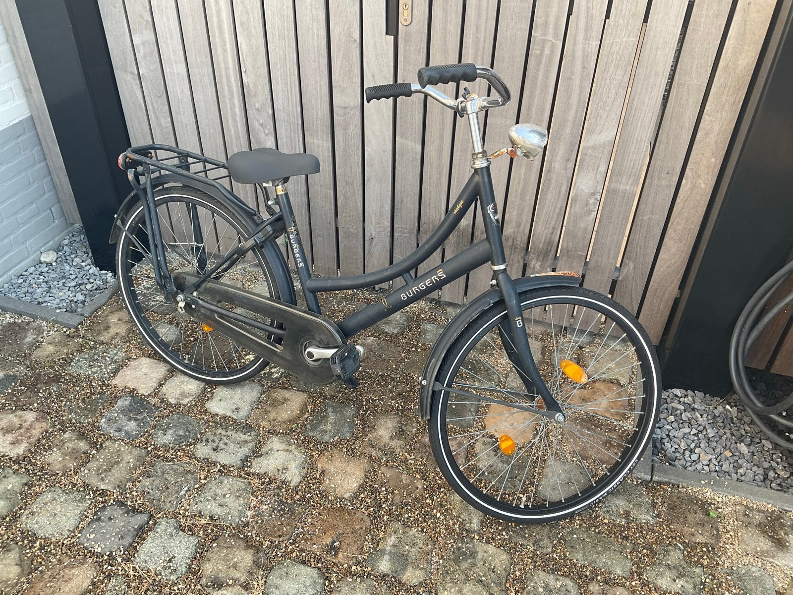 Dames/kinderfiets Burgers met lage instap, Terugtraprem, Ophalen, Overige merken, 53 tot 56 cm