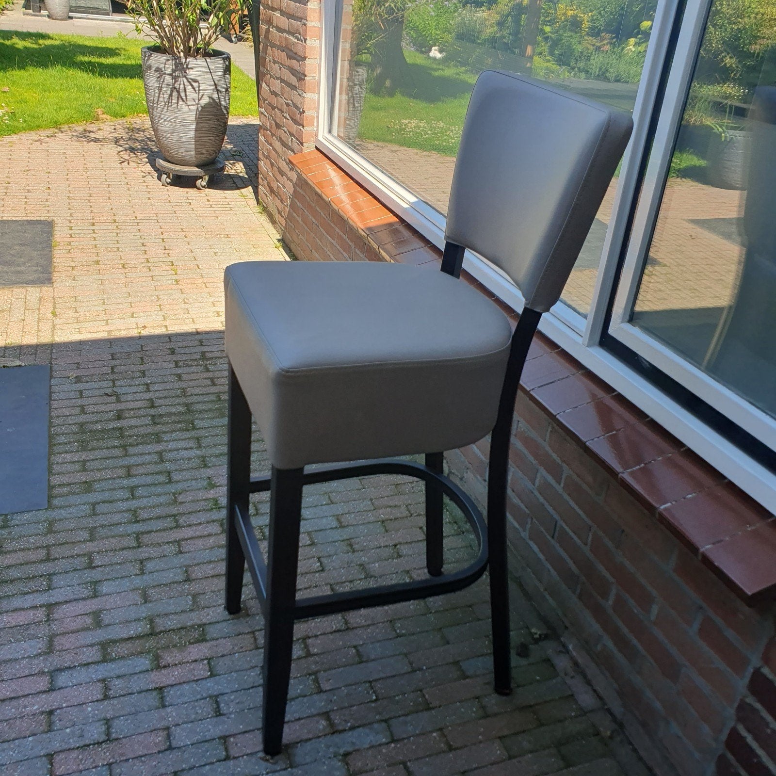 Barkrukken, Ophalen, Zo goed als nieuw, Aluminium, 2 zitplaatsen