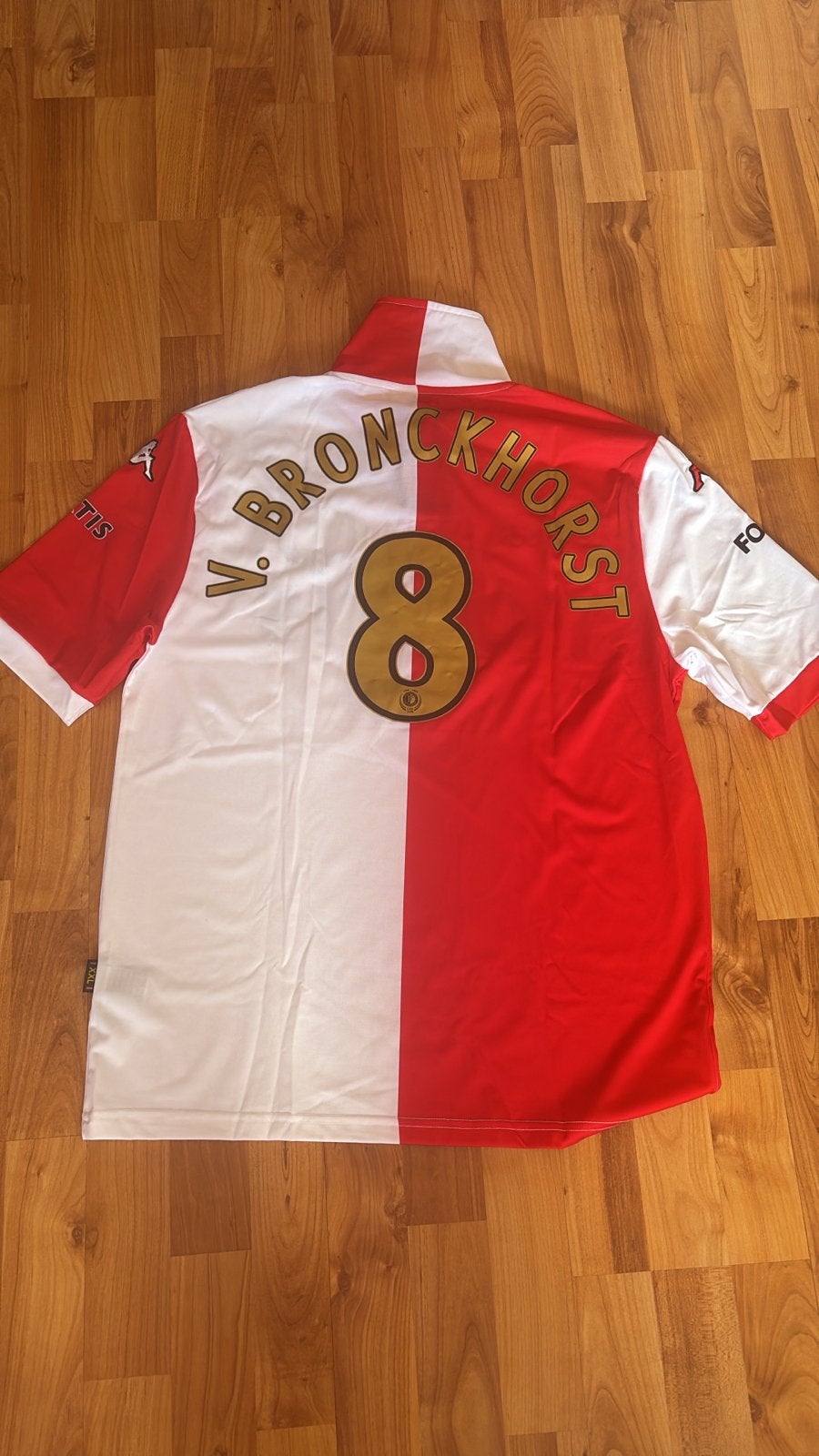 Feyenoord Thuisshirt 2000-2001 V. Bronckhorst #8, Verzamelen, Sportartikelen en Voetbal, Ophalen of Verzenden, Zo goed als nieuw