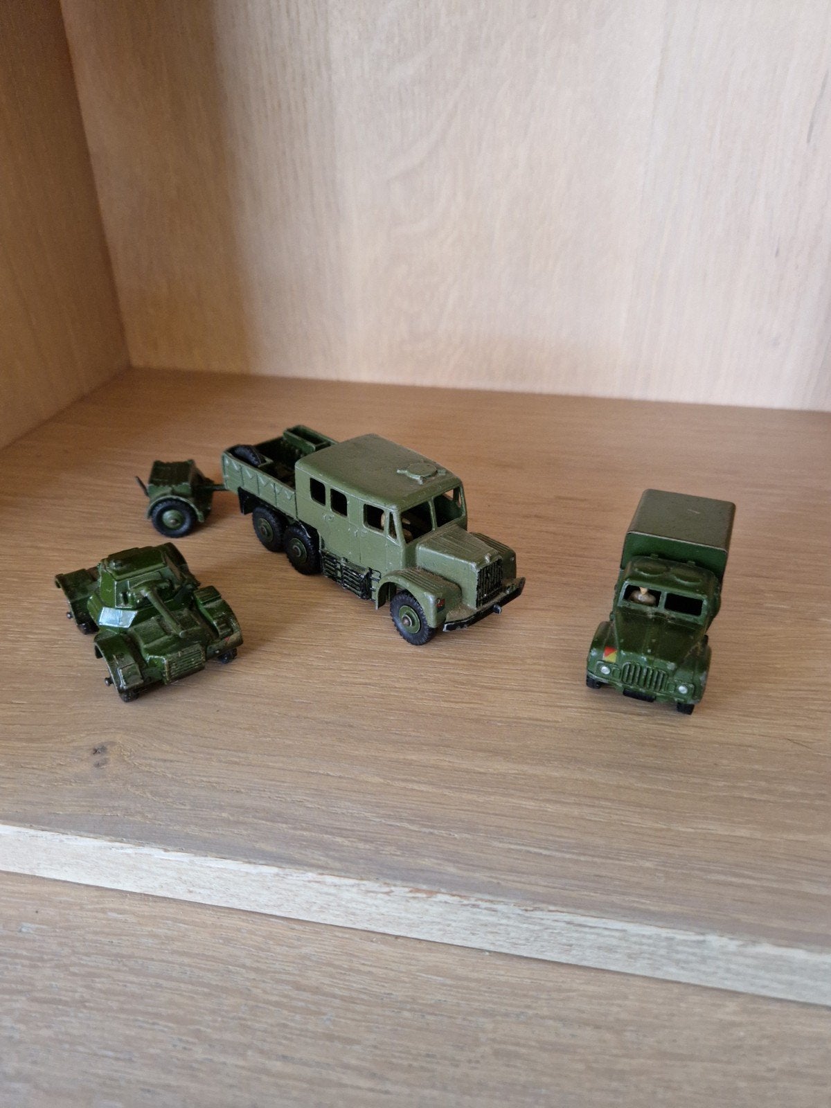 Dinky Toys Legervoertuigen - Goede Staat, Hobby en Vrije tijd, Ophalen of Verzenden, Gebruikt, Dinky Toys