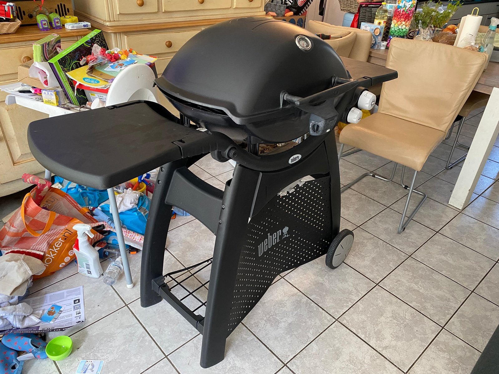 Weber Q3200 gas bbq, Ophalen, Gebruikt