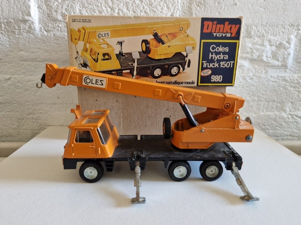 DINKY TOYS 980 Coles Hydra Truck 150T, Ophalen of Verzenden, Gebruikt, Bus of Vrachtwagen, Dinky Toys