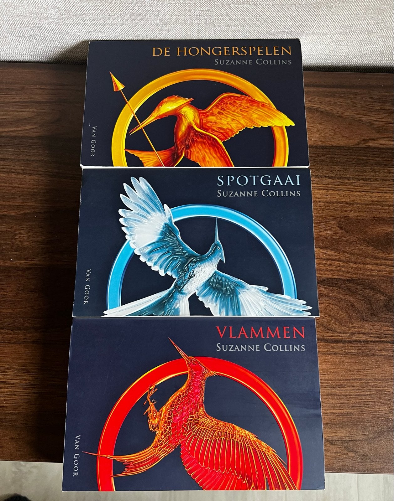 De Hongerspelen Trilogie - Suzanne Collins (3 boeken), Boeken, Ophalen of Verzenden, Zo goed als nieuw, Nederland
