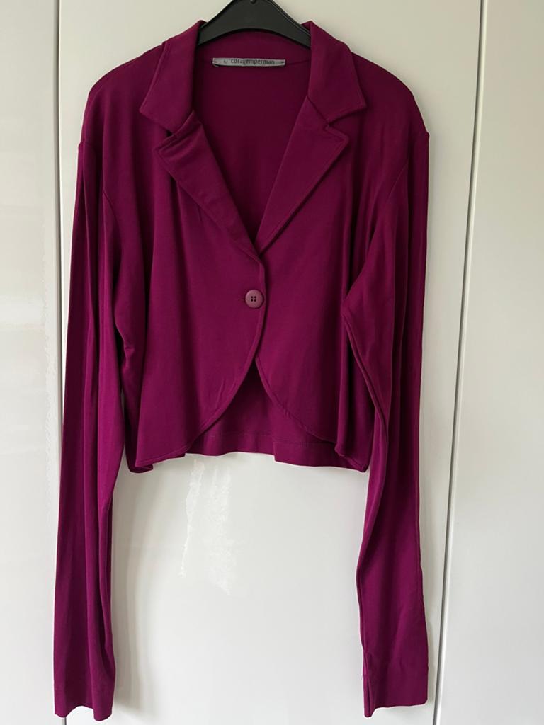 Nieuw paars jasje Cora Kemperman, maat L, Kleding | Dames, Paars, Maat 42/44 (L), Nieuw, Ophalen of Verzenden