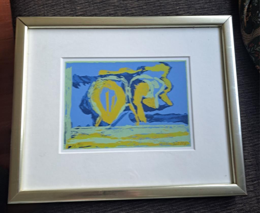 Gesigneerde zeefdruk Miguel Ybanez - nr. 18/35, Ophalen of Verzenden