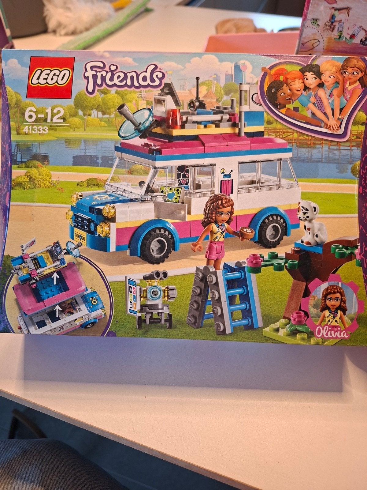 Lego Friends 41333 Olivia's Missievoertuig, Ophalen of Verzenden, Zo goed als nieuw