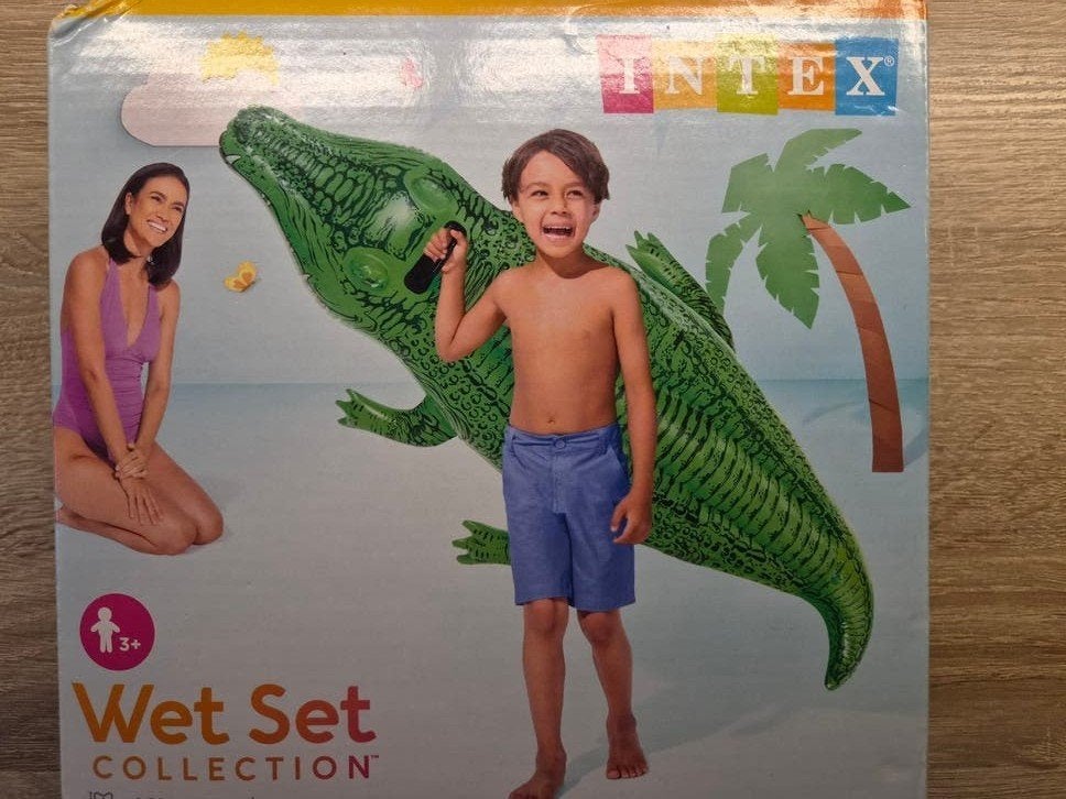 Intex Opblaasbare Krokodil - Wet Set Collectie, Ophalen of Verzenden, Nieuw