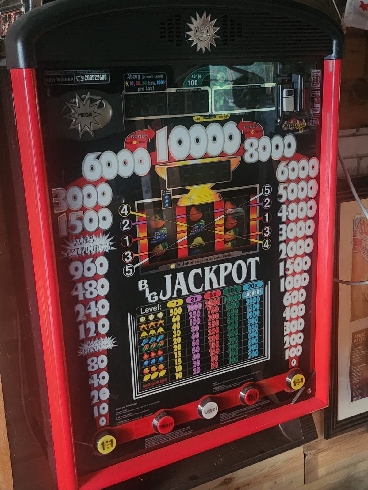 Gokautomaat / Fruitautomaat - Big Jackpot, Verzamelen, Overige munten, Ophalen of Verzenden, Gebruikt