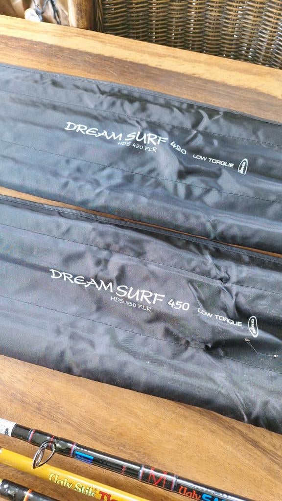 3x ugly stick boot hengel, Ophalen, Zo goed als nieuw, Werphengel