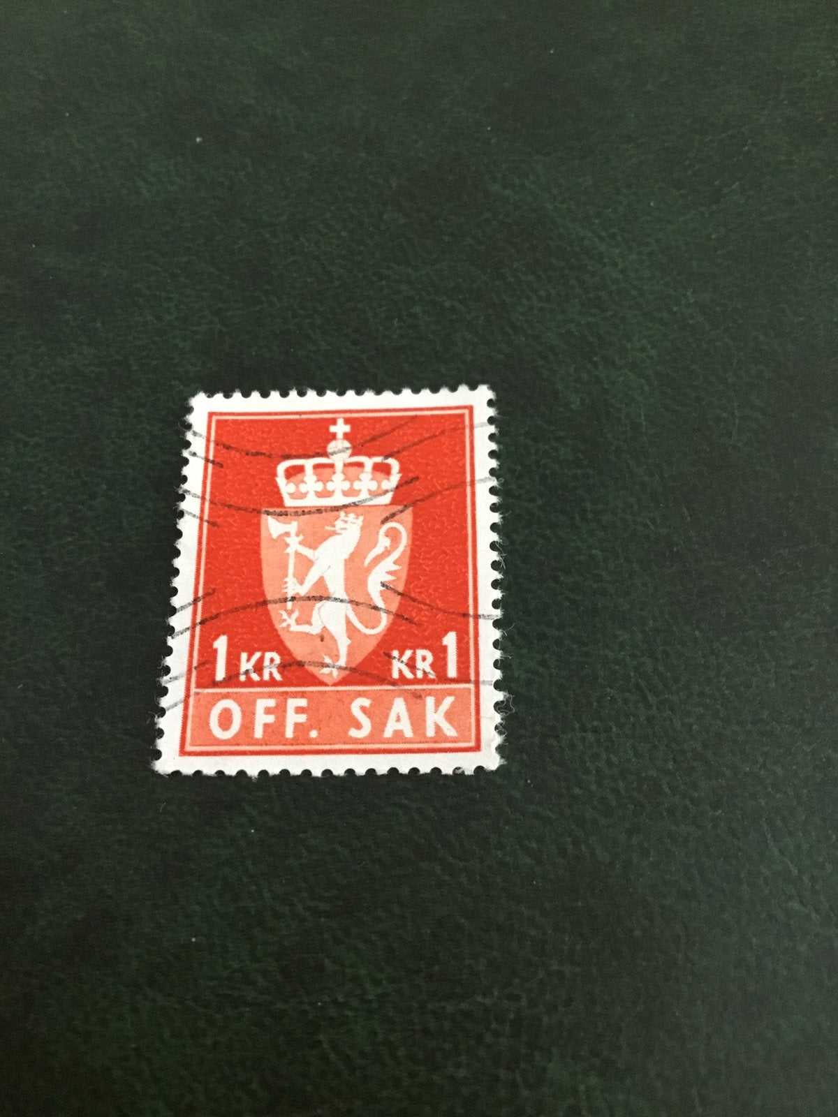 Noorwegen 1kr, Postzegels en Munten, Postzegels | Europa | Scandinavië, Ophalen of Verzenden, Noorwegen, Gestempeld