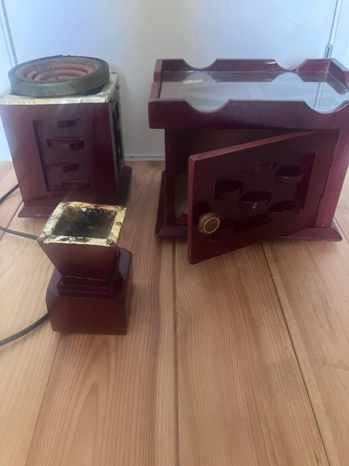 Ethiopische koffie set, Ophalen