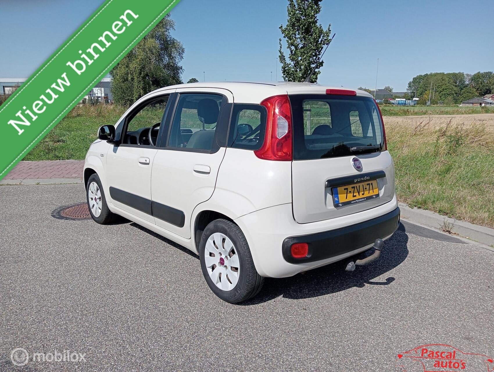Fiat Panda 1.2 nap airco 4 cilinder! trekhaak, Stof, Gebruikt, Bruin, Origineel Nederlands