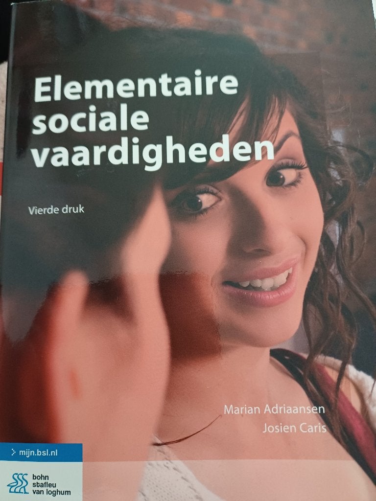 Elementaire sociale vaardigheden, Boeken, Verzenden, Zo goed als nieuw, Alpha, Marian Adriaansen; Josien Caris