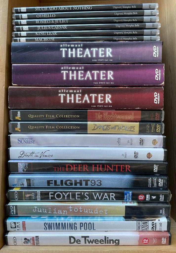 Diverse DVD Collectie: Films en Theater, Cd's en Dvd's, Alle leeftijden, Ophalen, Zo goed als nieuw, Drama