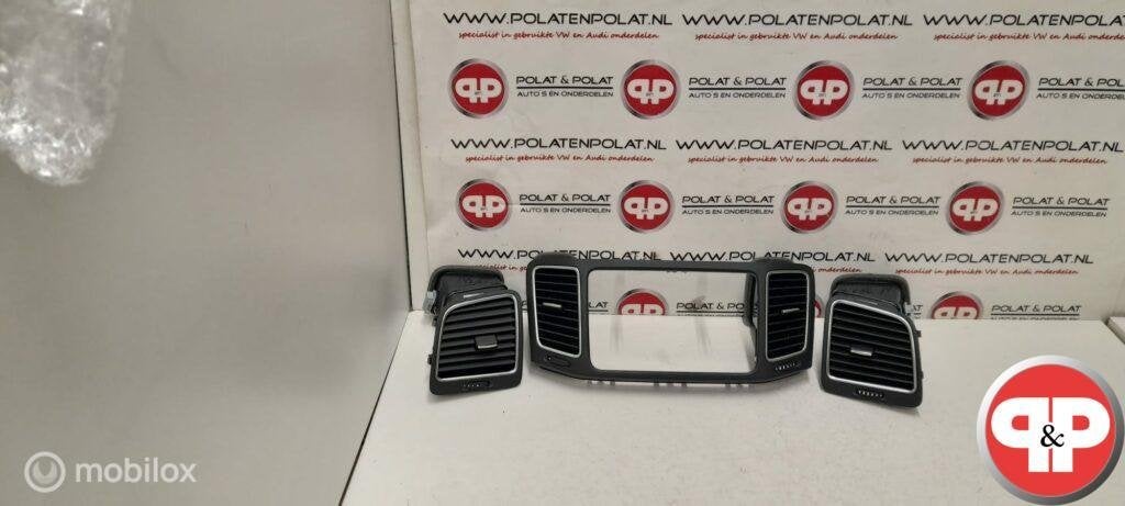 VW Sharan 7N Dashboard Inlegset Luchtrooster 7N0819703D