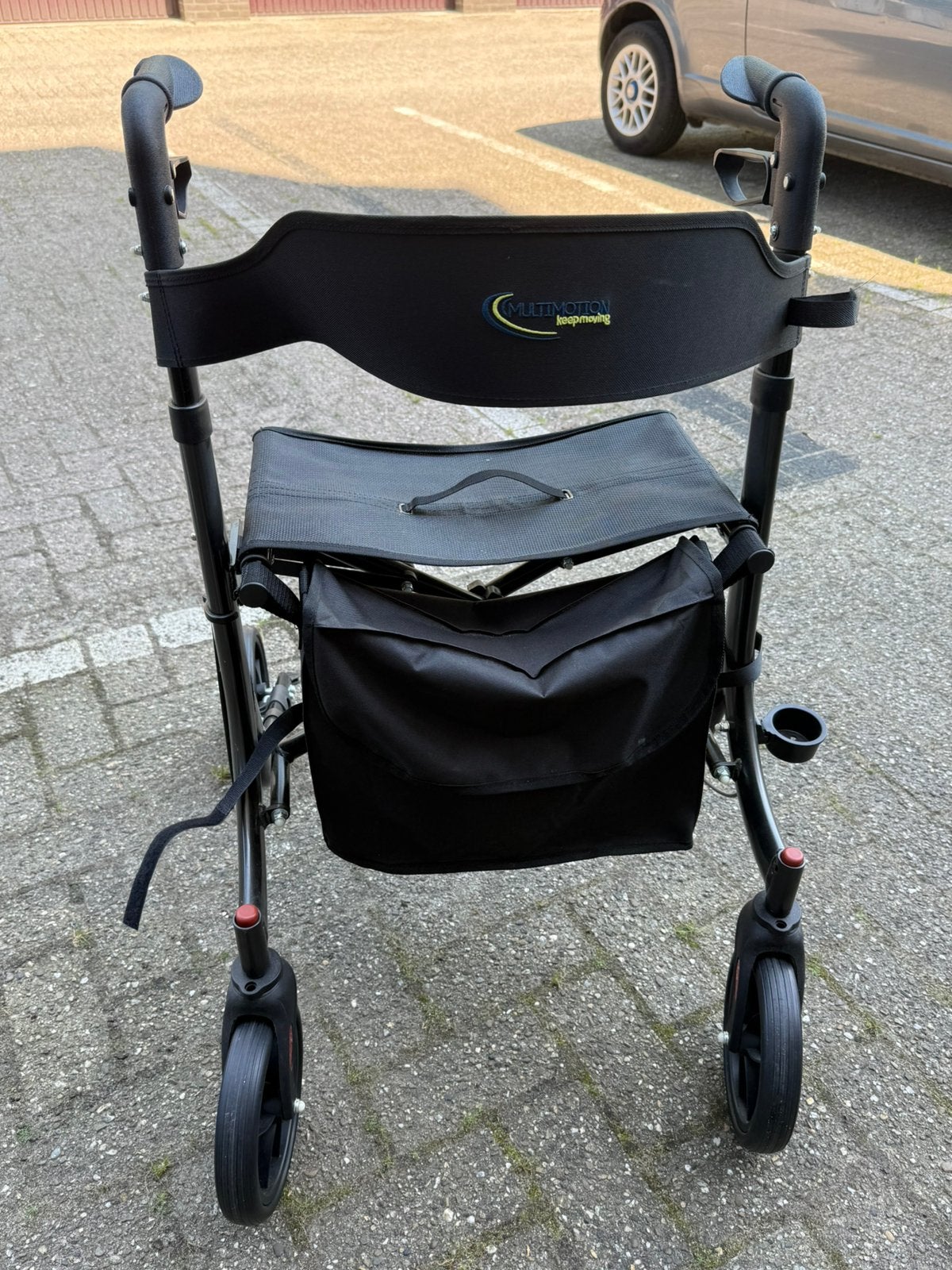 Gratis afhalen!  zwarte rollator, Ophalen, Zo goed als nieuw